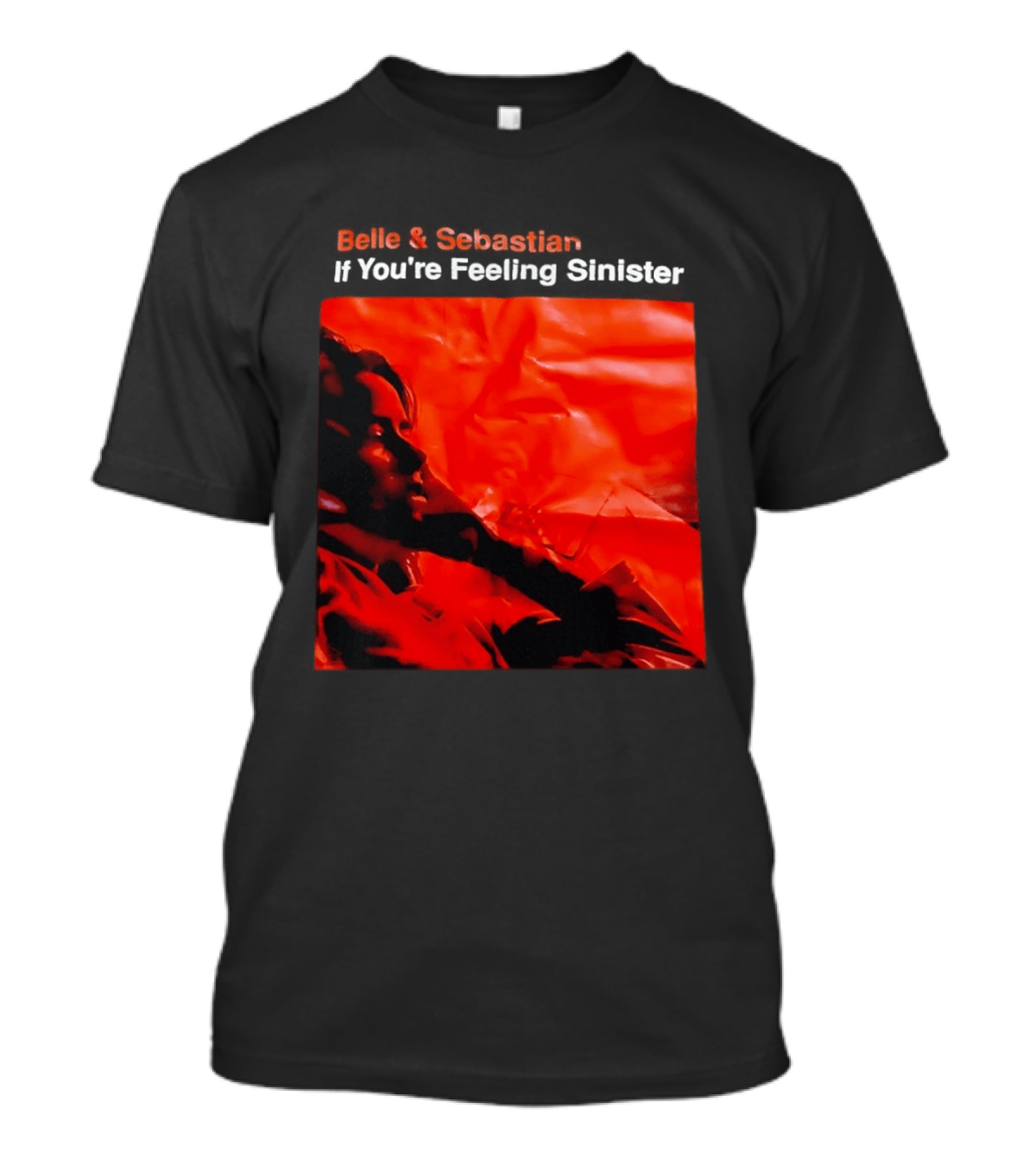 Belle And Sebastian If You're Feeling Sinister Album Art Red T-Shirt