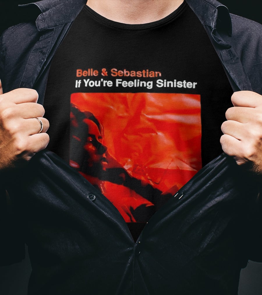 Belle And Sebastian If You're Feeling Sinister Album Art Red T-Shirt