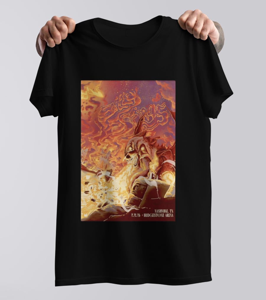 Billy Strings 2.21.26 Bridgestone Arena Nashville TN T-Shirt