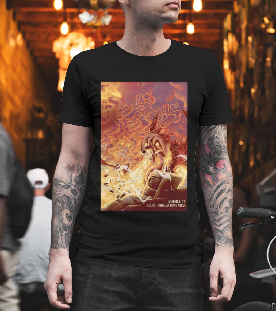 Billy Strings 2.21.26 Bridgestone Arena Nashville TN T-Shirt