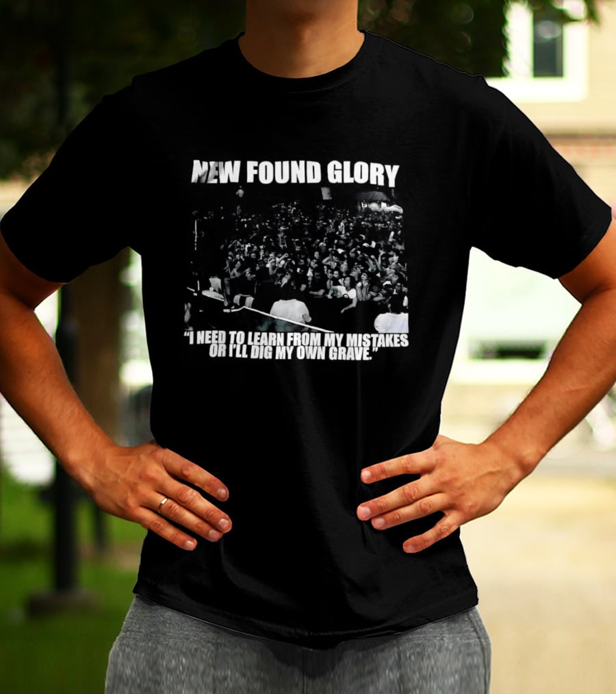 New Found Glory I Need To Learn From My Mistakes Or I'll Dig My Own Grave T-Shirt
