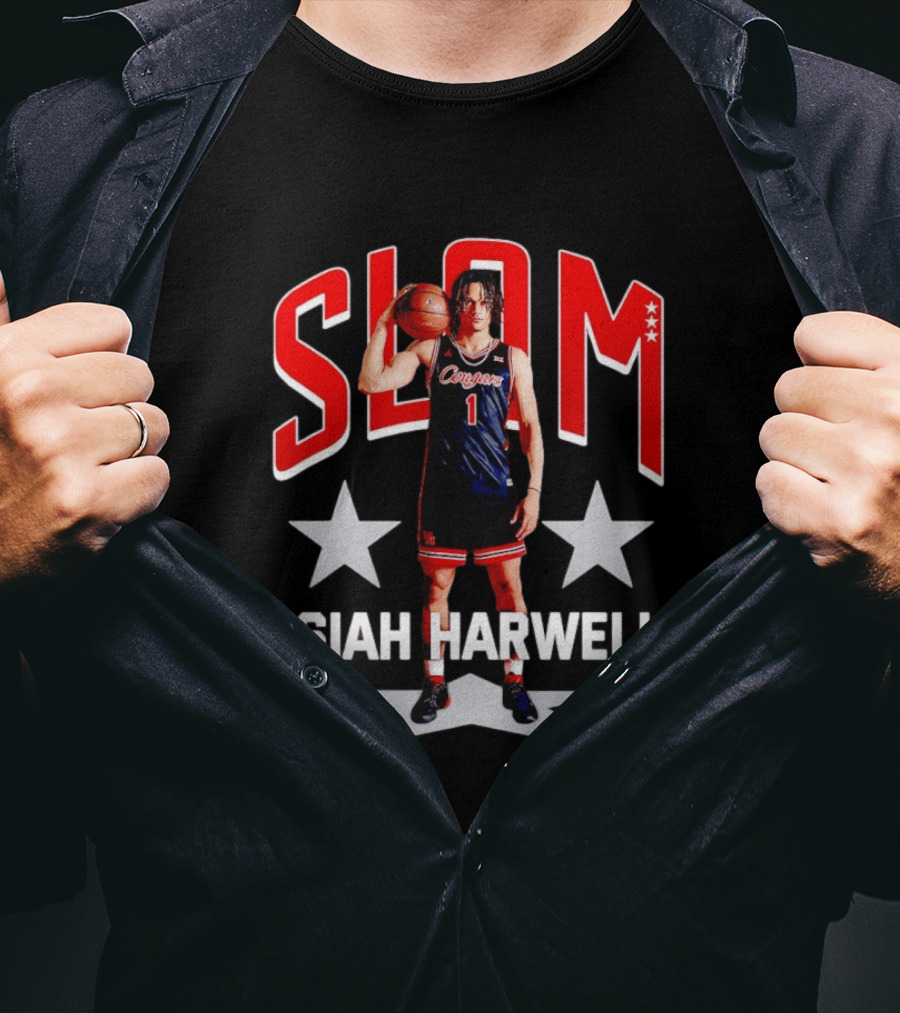 Slam Isiah Harwell Houston Cougars Basketball Remix T-Shirt