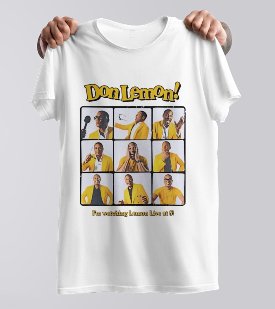 Don Lemon I'm Ing Lemon Live At 5 Yellow Jacket Expressions T-Shirt