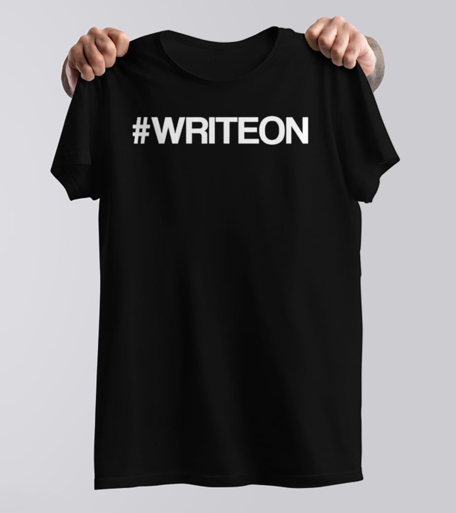 #WRITEON Hashtag T-Shirt