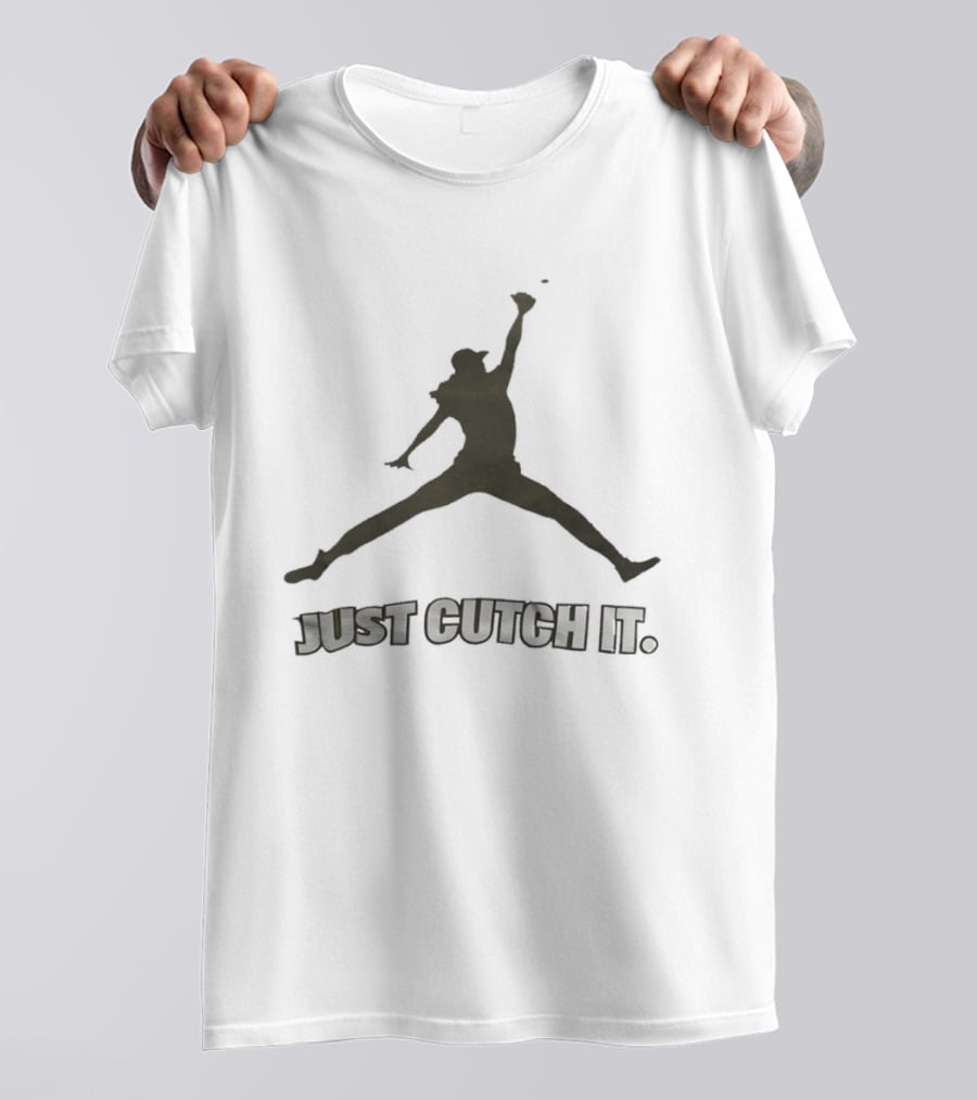 Pittsburgh Pirates Andrew McCutchen Just Cutch It Jumping T-Shirt