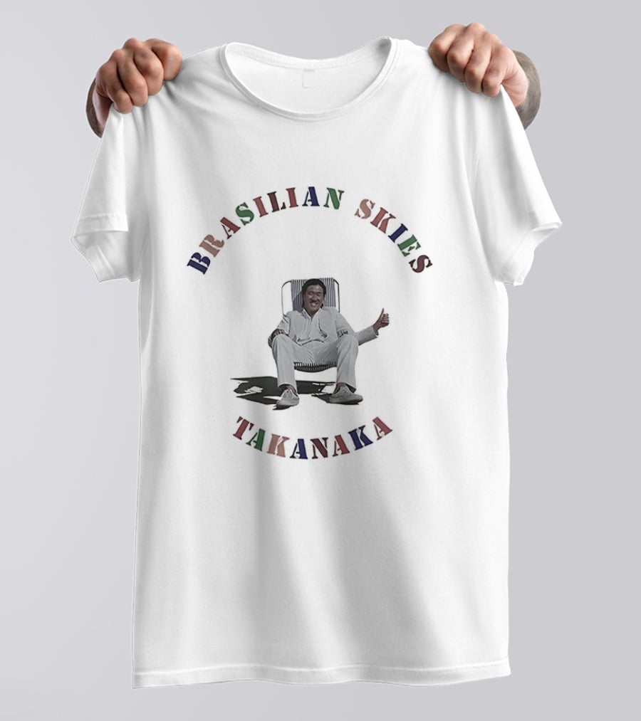 Brasilian Skies Takanaka Sitting Figure T-Shirt