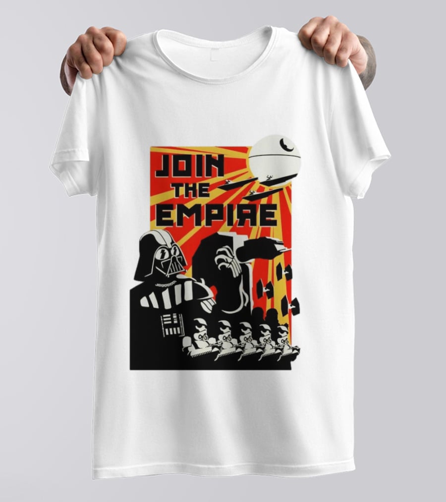 Join The Empire Propaganda Galactic Battle Recruitment T-Shirt