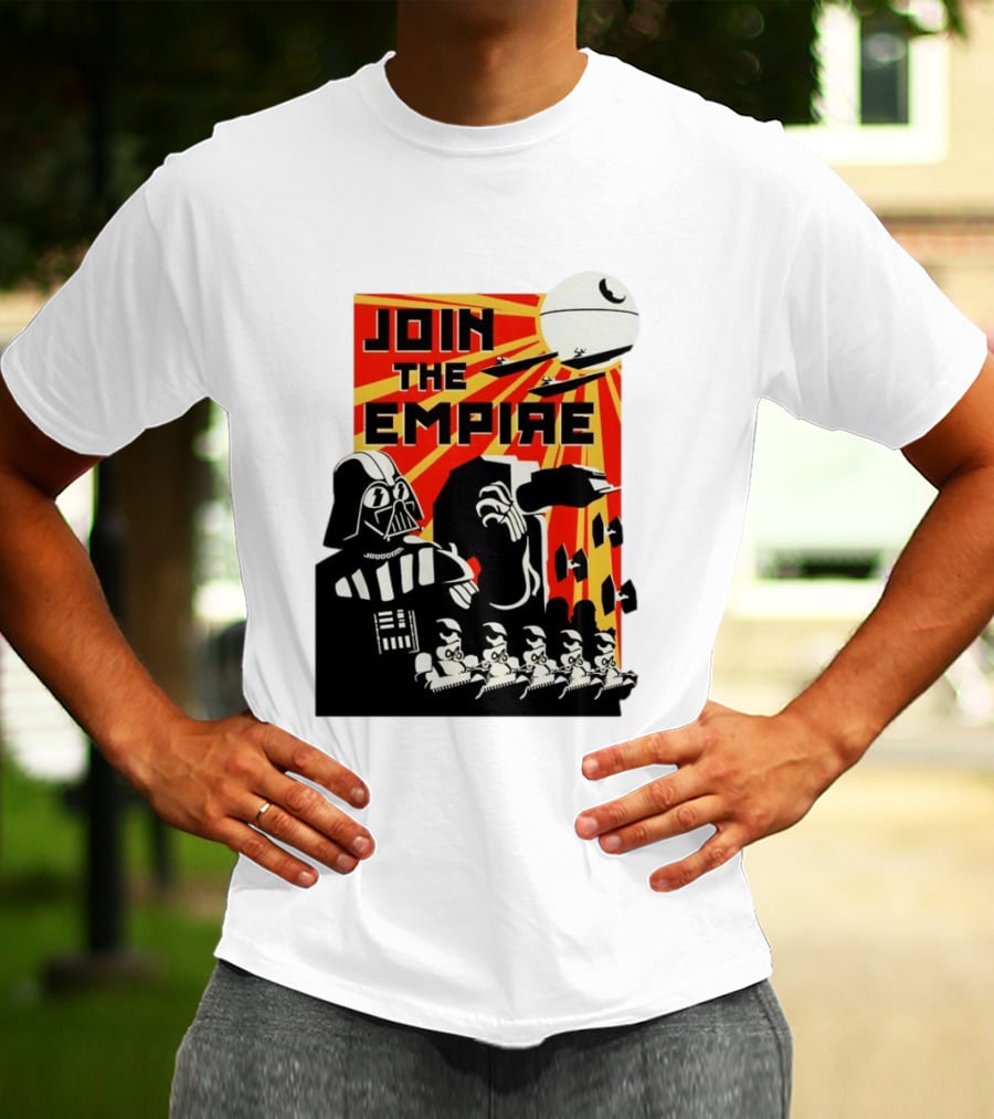 Join The Empire Propaganda Galactic Battle Recruitment T-Shirt