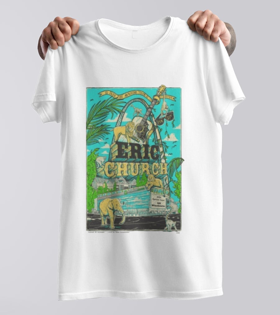Eric Church St. Louis Gather Again Tour Feb 21 2026 Enterprise Center T-Shirt