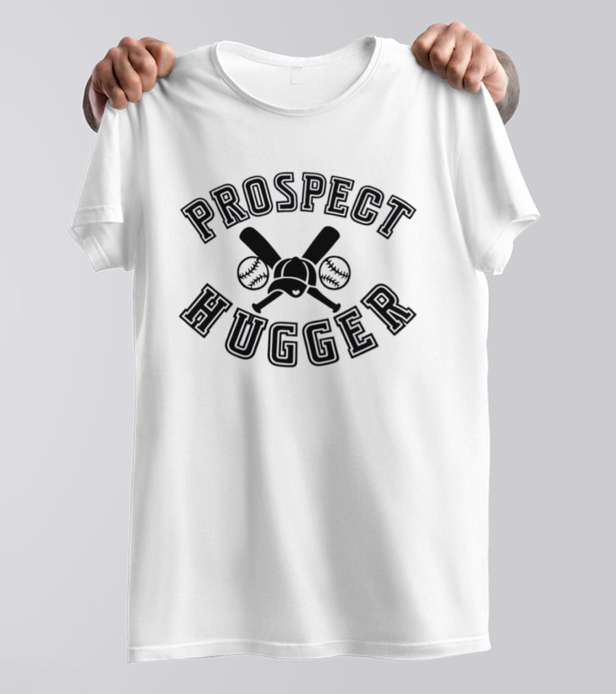 Prospect Hugger Crossed Baseball Bats And Balls T-Shirt