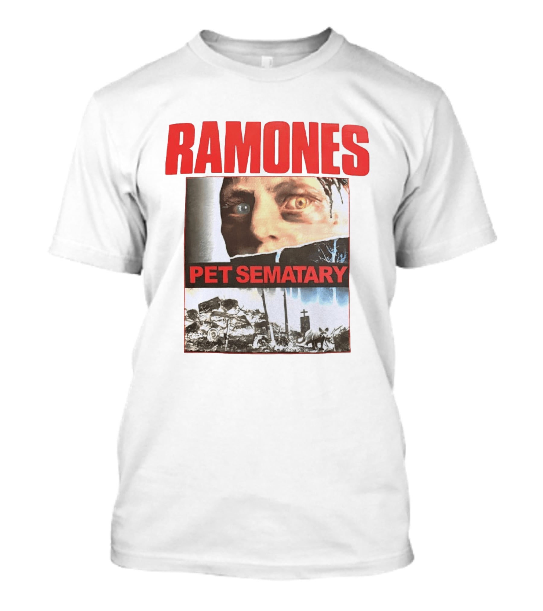 Ramones Pet Sematary Horror Movie T-Shirt