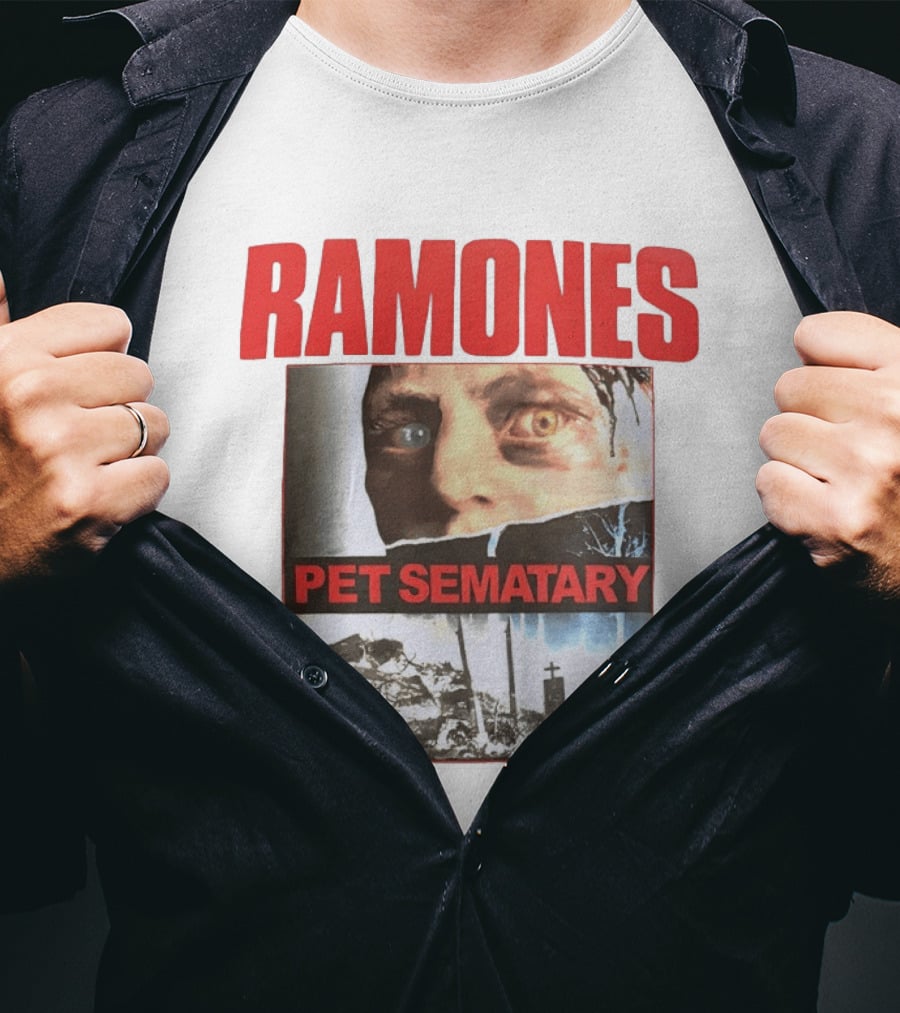 Ramones Pet Sematary Horror Movie T-Shirt