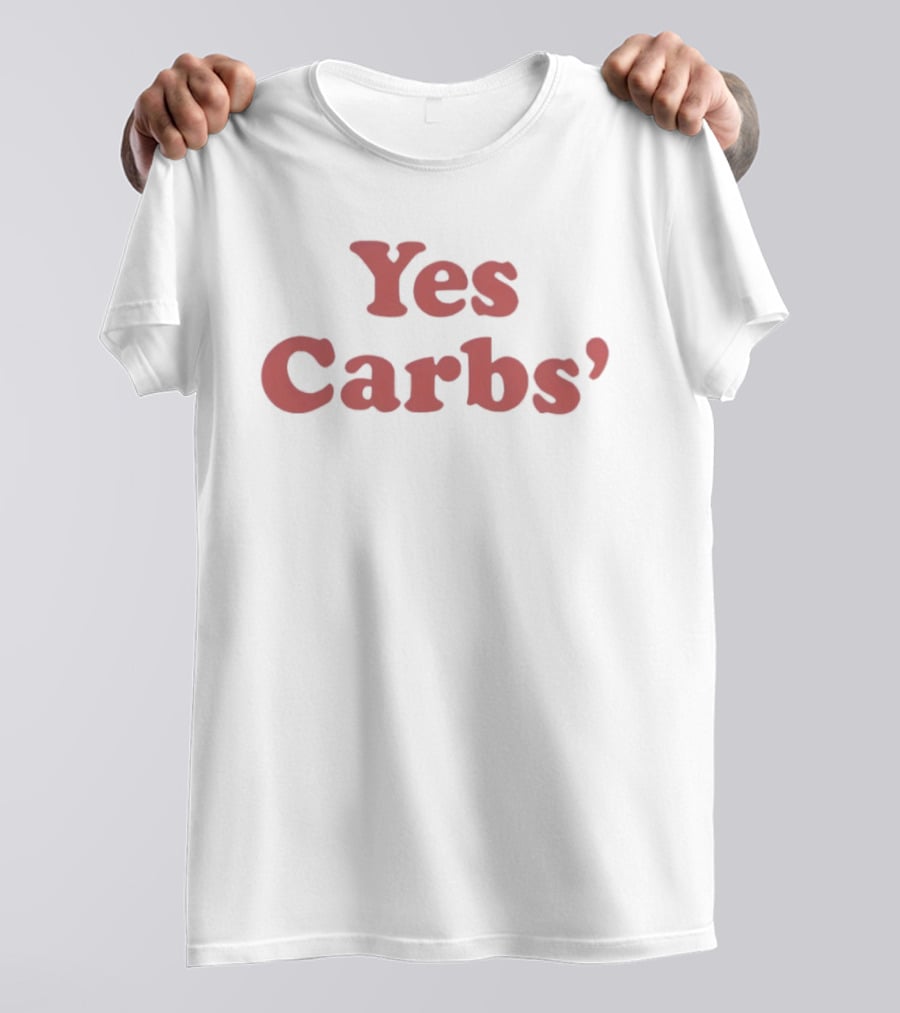 Yes Carbs Ringer Fun Food Lovers T-Shirt