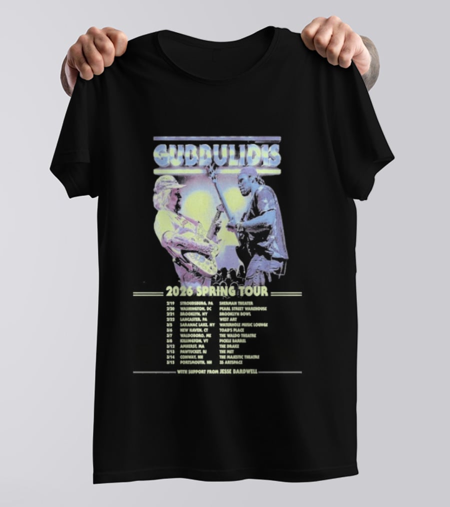 Gubbulidis 2026 Spring Tour Feb 20 Washington DC Live Concert Event T-Shirt