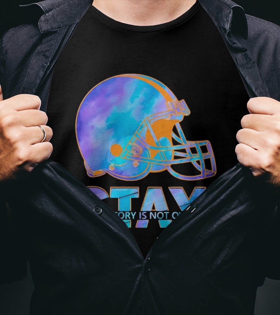 Cleveland Browns Stay Your Story Is Not Over Helmet T-Shirt