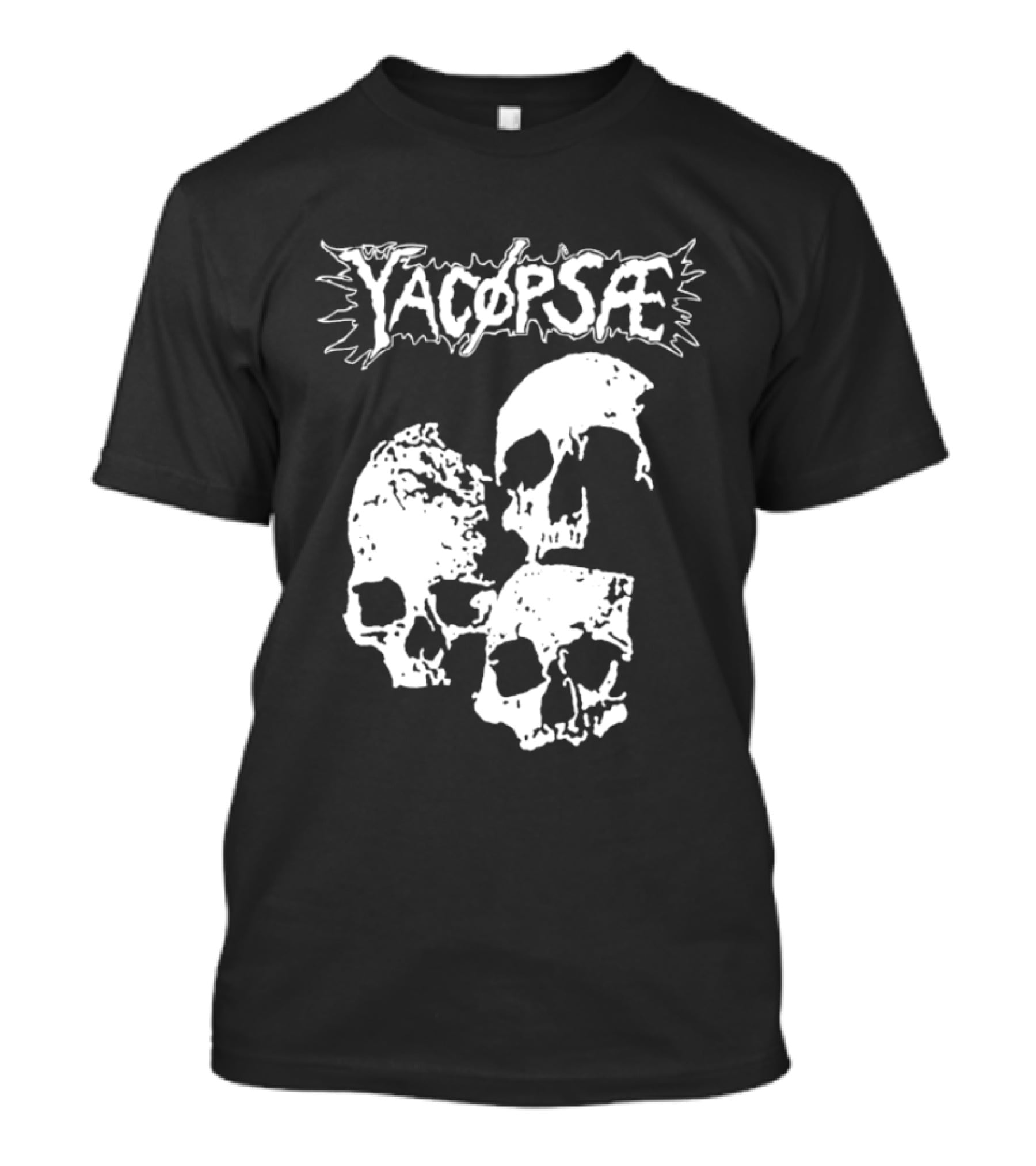 Yacopsae Skull Art Punk Band Merchandise T-Shirt