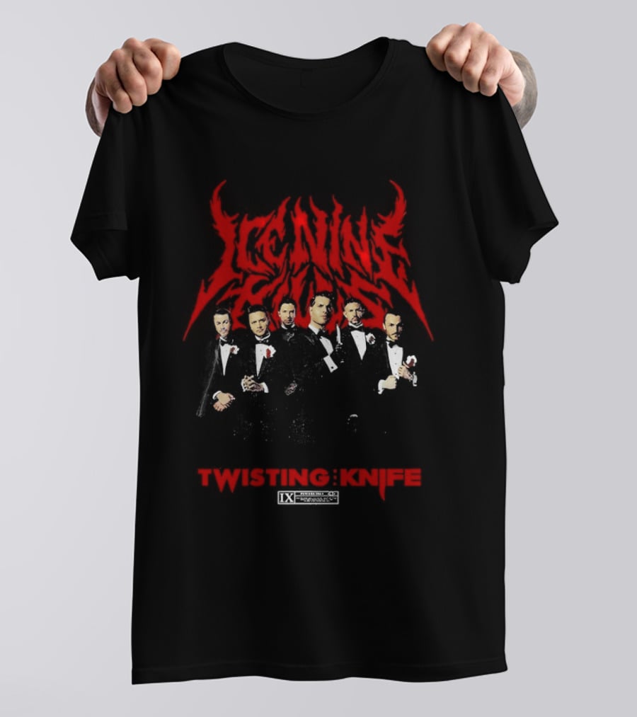 Ice Nine Kills X Scream 7 Twisting The Knives Part One Nightmare On The Knife T-Shirt