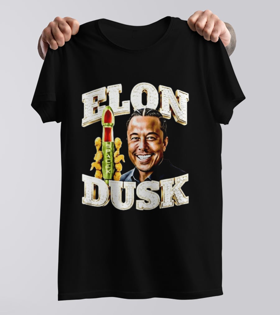 Elon Dusk SpaceX Rocket And Teddy Bears T-Shirt
