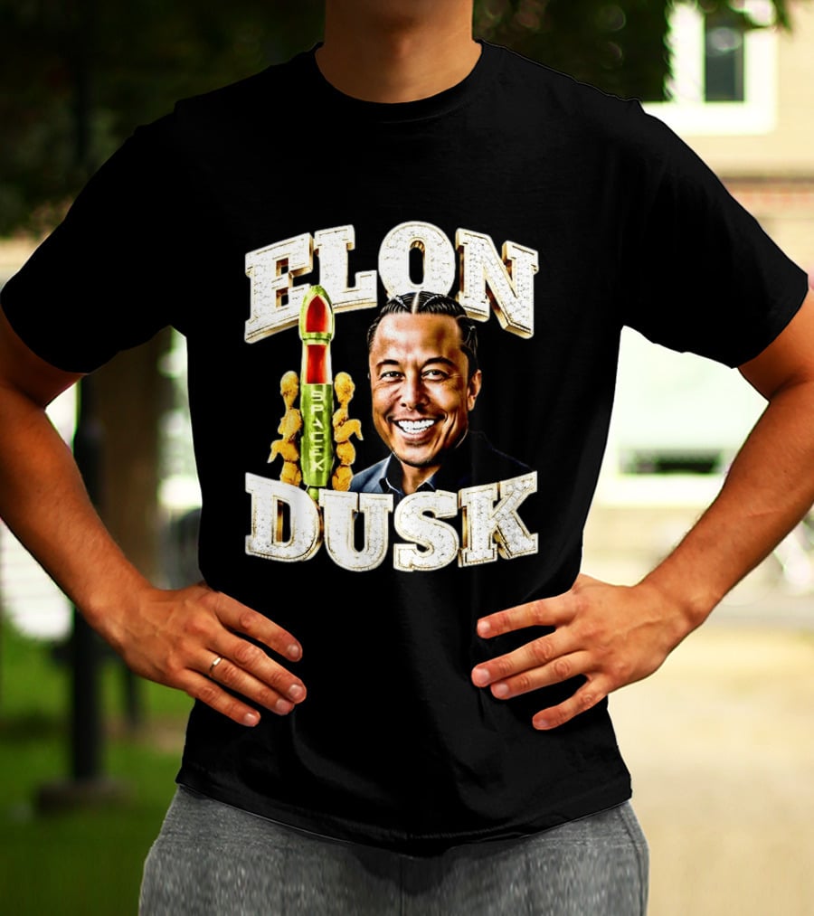 Elon Dusk SpaceX Rocket And Teddy Bears T-Shirt
