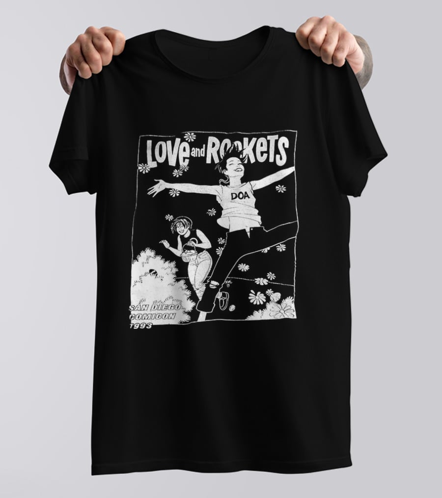 Love And Rockets San Diego Comicon 1993 Classic Cover T-Shirt