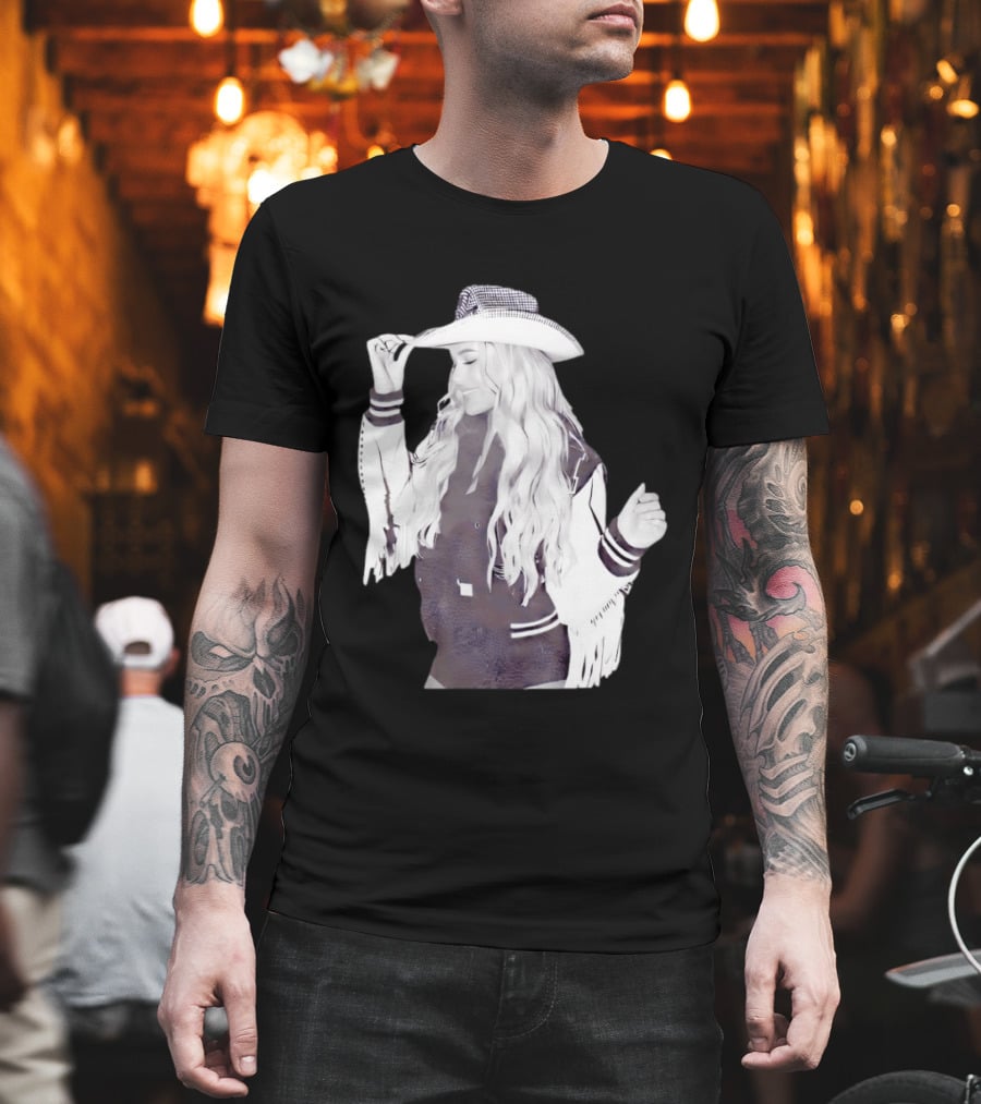 Megan Moroney Cloud 9 Tour 2026 Fringed Cowboy Hat And Jacket T-Shirt