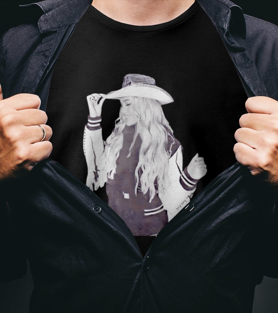 Megan Moroney Cloud 9 Tour 2026 Fringed Cowboy Hat And Jacket T-Shirt