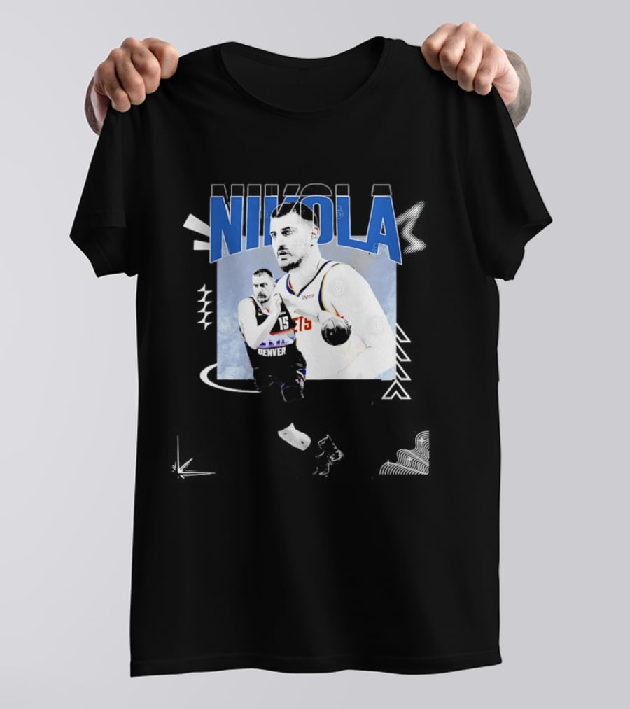 Denver Nuggets Nikola Jokic 15 Basketball T-Shirt
