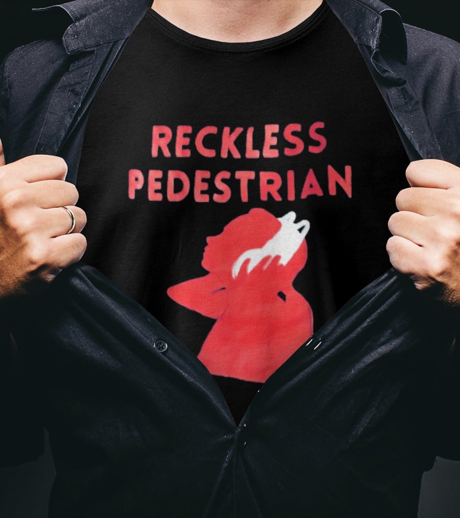 Reckless Pedestrian Bold Red T-Shirt