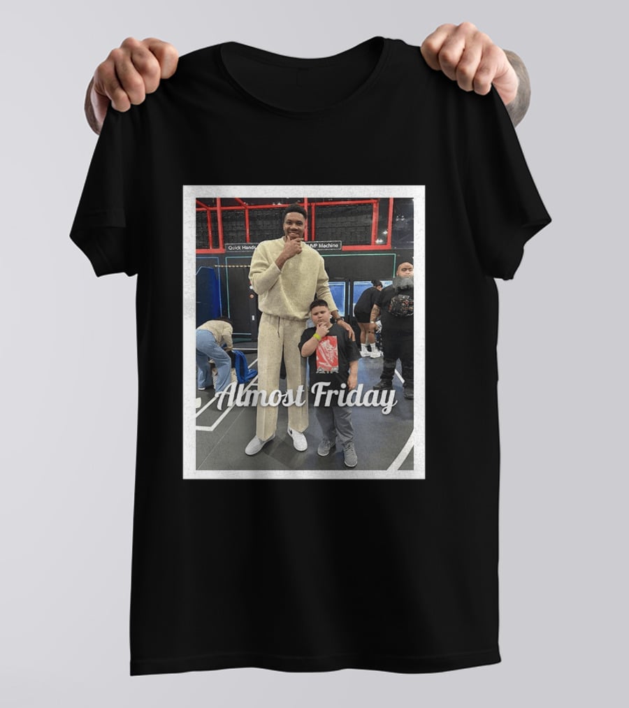 Rizzler Giannis Almost Friday MVP Machine T-Shirt