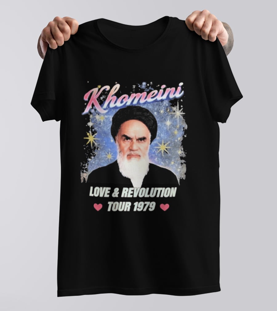 Khomeini Love & Revolution Tour 1979 T-Shirt