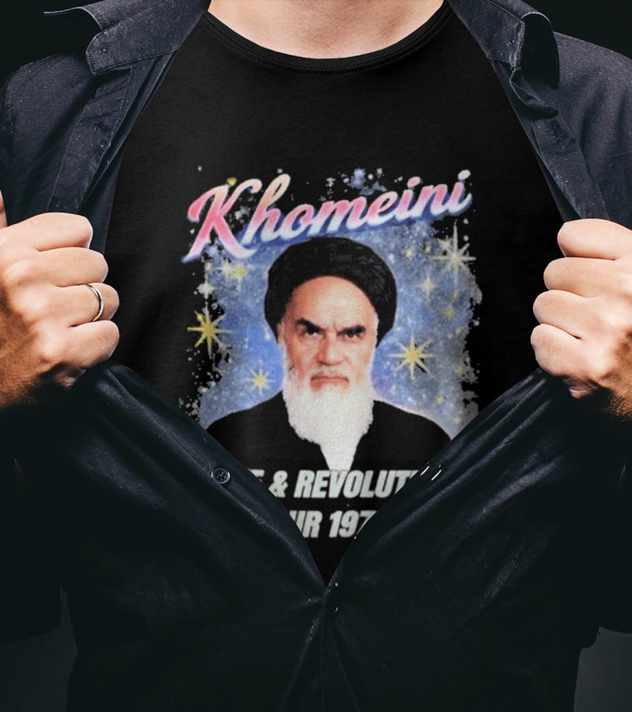 Khomeini Love & Revolution Tour 1979 T-Shirt