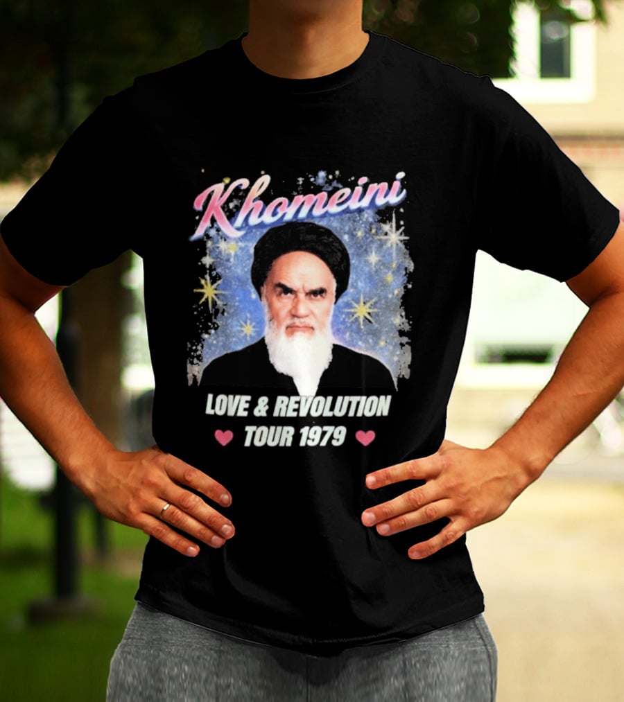 Khomeini Love & Revolution Tour 1979 T-Shirt