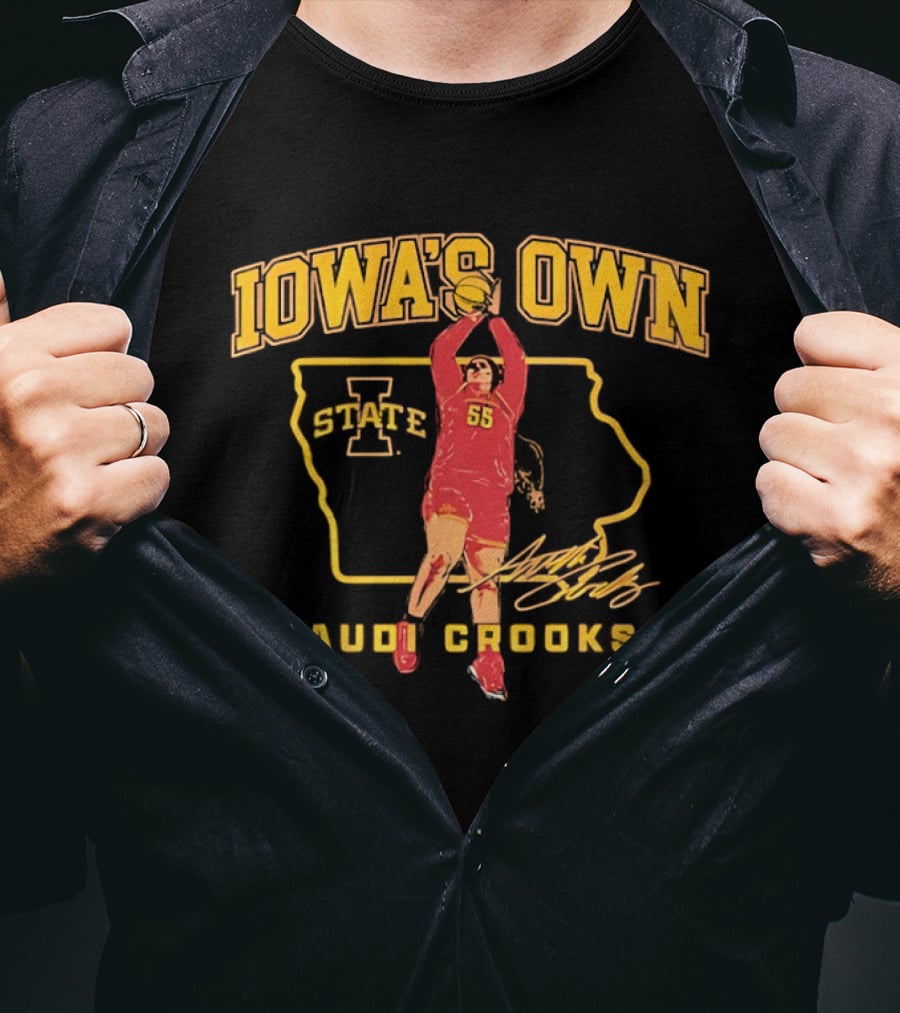 Iowa's Own Audi Crooks Iowa State Cyclones Women's Basketball T-Shirt