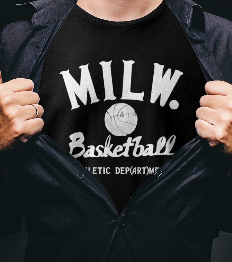 MILW Basketball Athletic Department Retro Sports T-Shirt