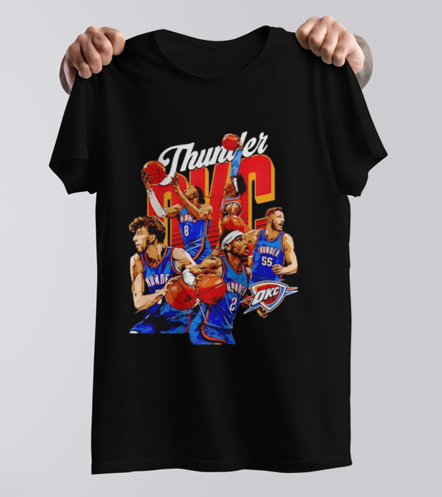 Shai Gilgeous Alexander OKC Thunder Basketball Team Players T-Shirt