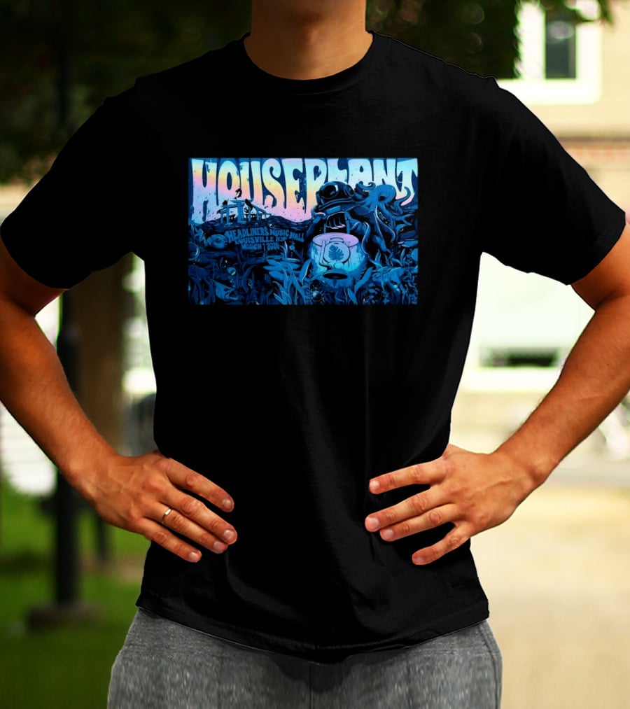Houseplant Headliners Music Hall Louisville KY March 7 2026 Underwater Diver T-Shirt