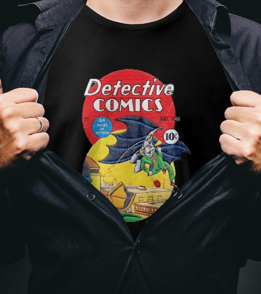 Detective Comics 27 May 1939 Batman 64 Pages Of Action T-Shirt