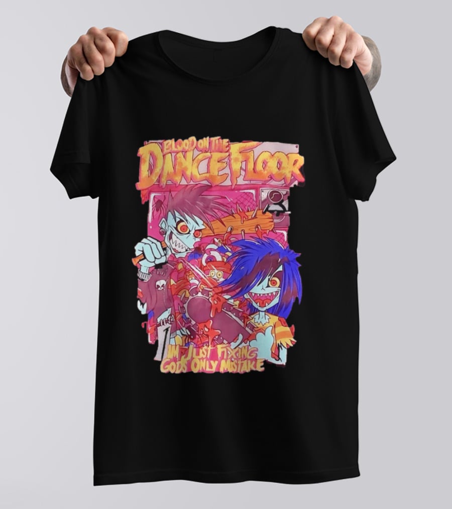 Blood On The Dance Floor I'm Just Fixing God's Only Mistake Zombie Chainsaw T-Shirt