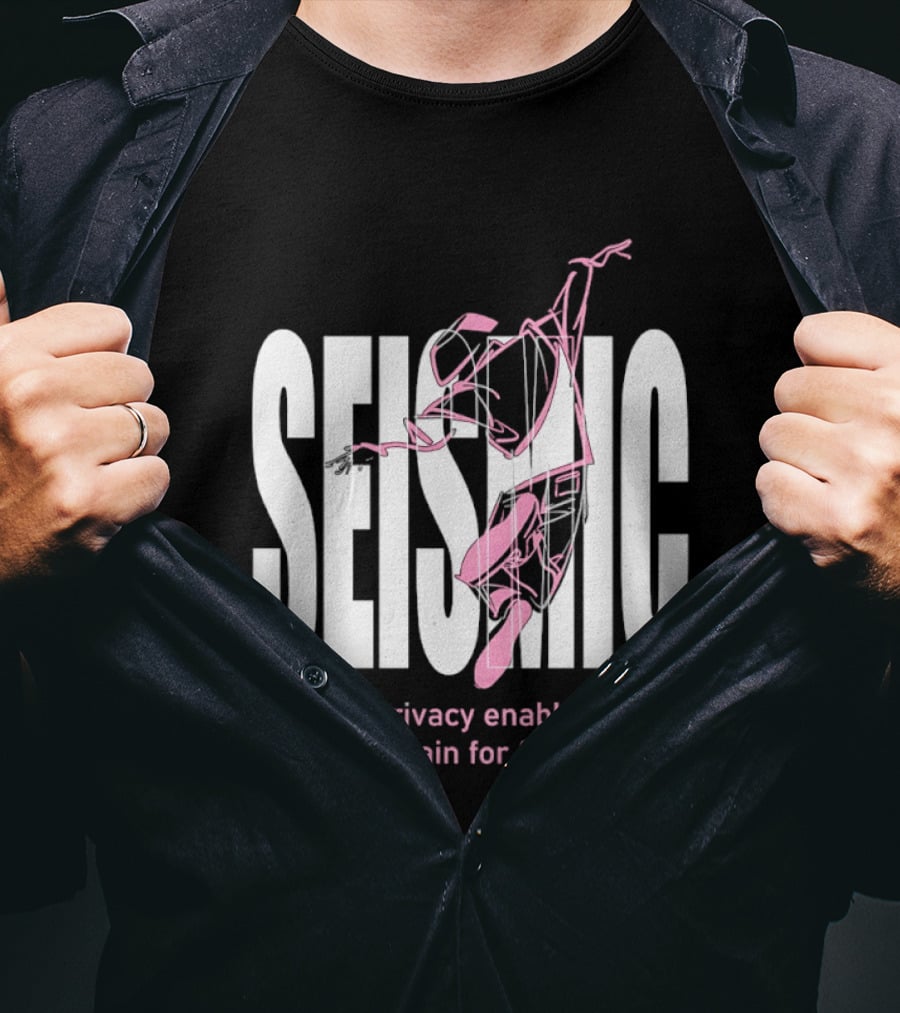 Seismic Privacy Enabled Blockchain For Fintechs T-Shirt