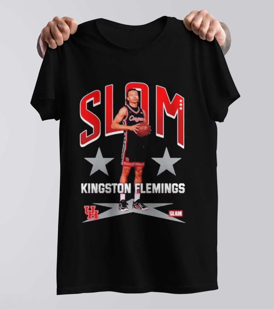 Kingston Flemings SLAM Cover Houston Cougars UH Coogs H Town T-Shirt