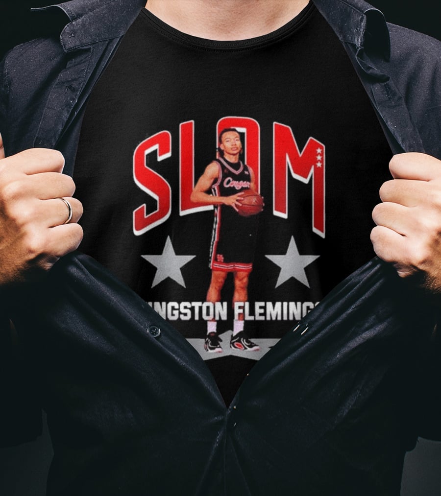 Kingston Flemings SLAM Cover Houston Cougars UH Coogs H Town T-Shirt
