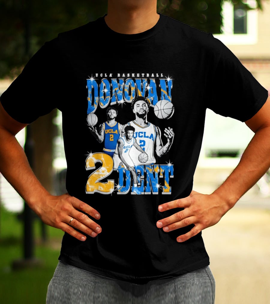 Donovan Dent 2 UCLA Bruins Basketball Player Vintage Team Spirit T-Shirt