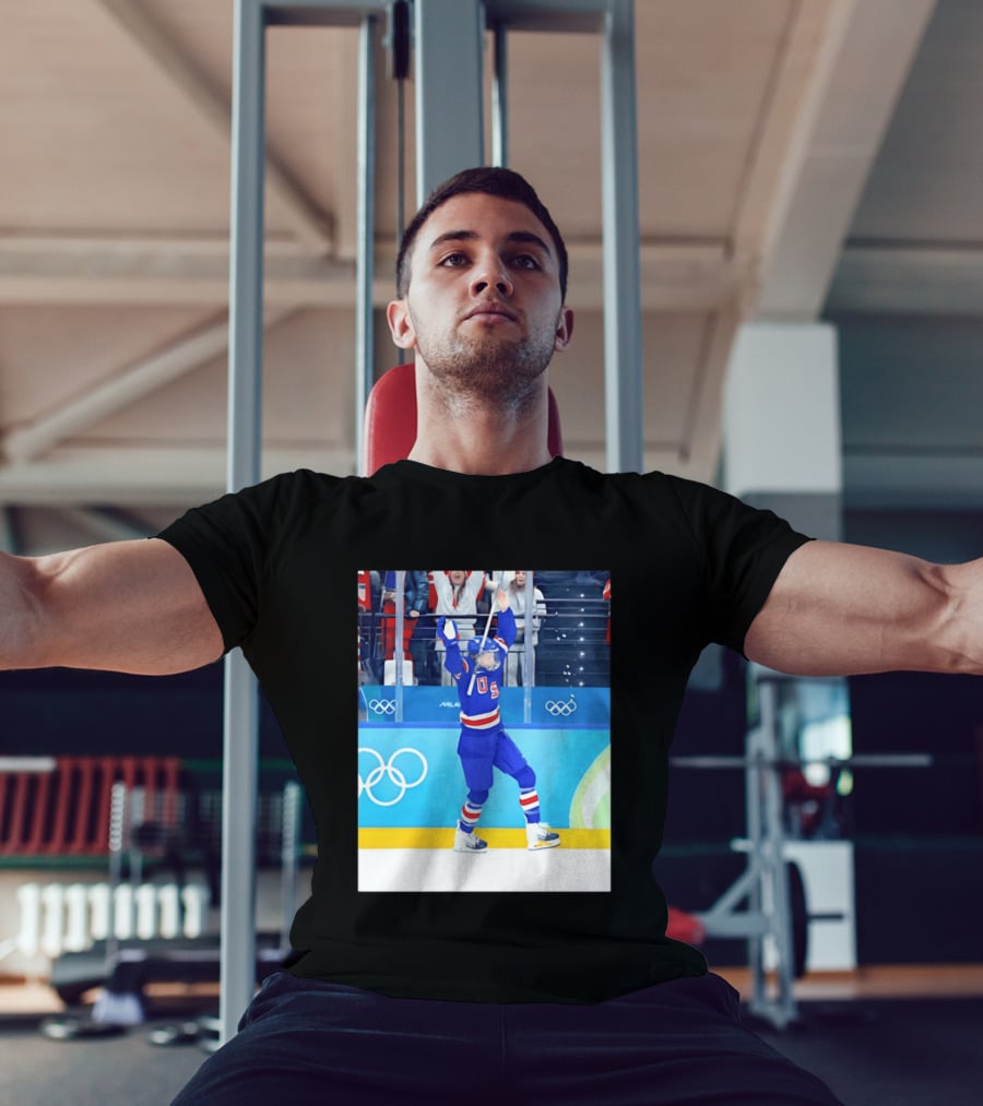 Megan Keller USA Women's Ice Hockey 2026 Olympics Celebration T-Shirt