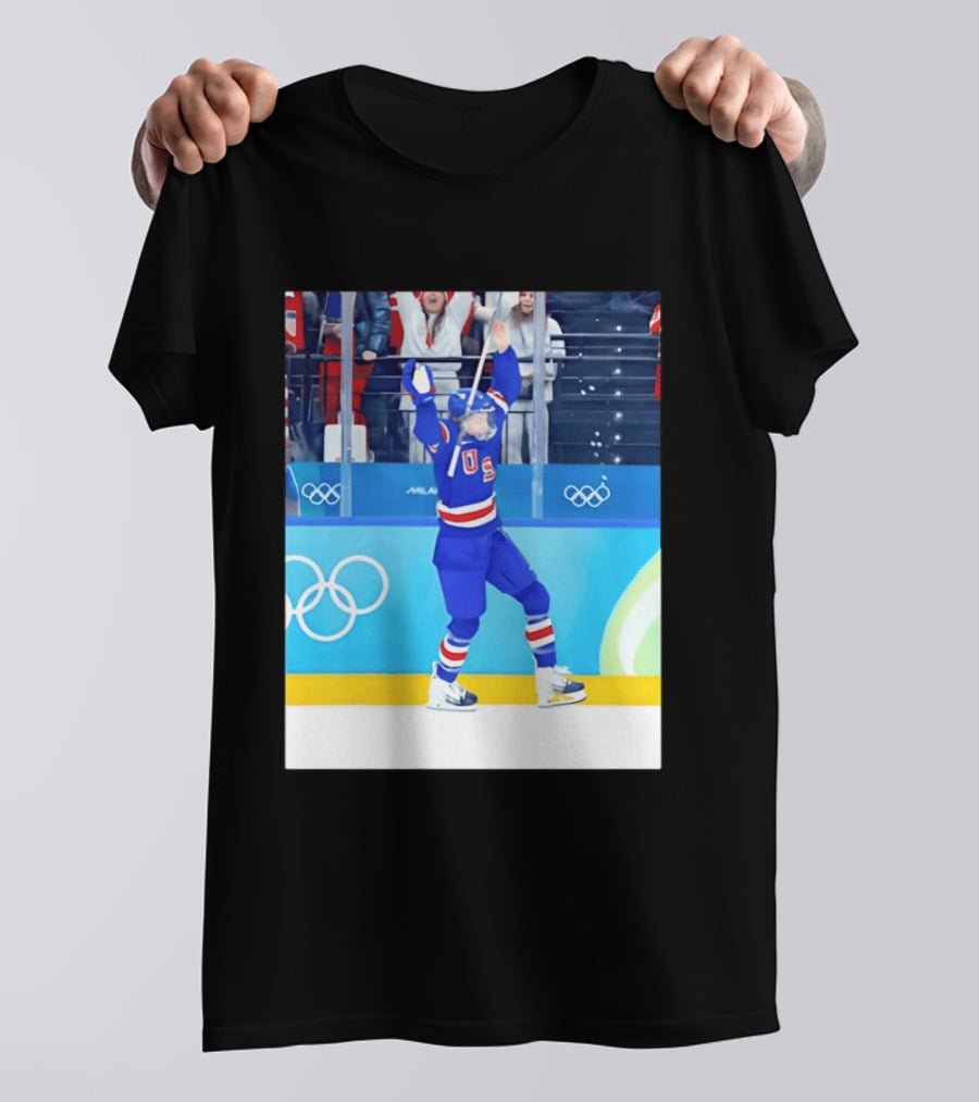 Megan Keller USA Women's Ice Hockey 2026 Olympics Celebration T-Shirt