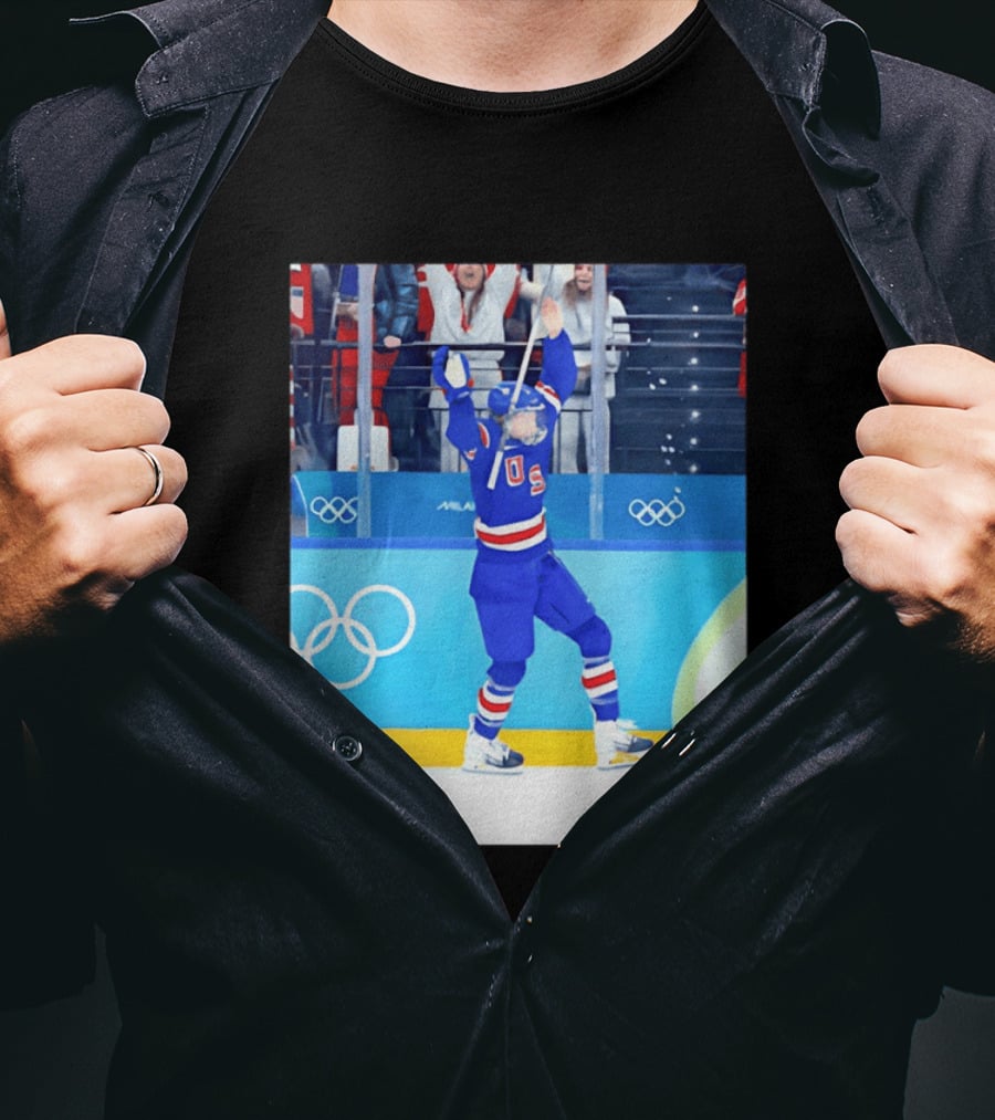 Megan Keller USA Women's Ice Hockey 2026 Olympics Celebration T-Shirt