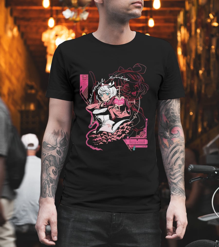 Elphelt Valentine Guilty Strive Eighty Sixed Valentines Day Gaming Character Floral T-Shirt