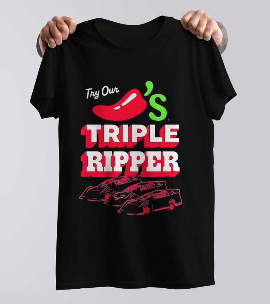 Try Our Chili's Triple Ripper Racing Cars T-Shirt