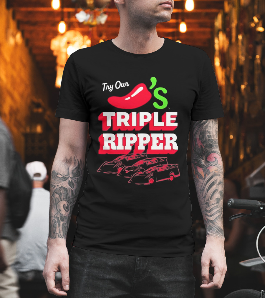 Try Our Chili's Triple Ripper Racing Cars T-Shirt