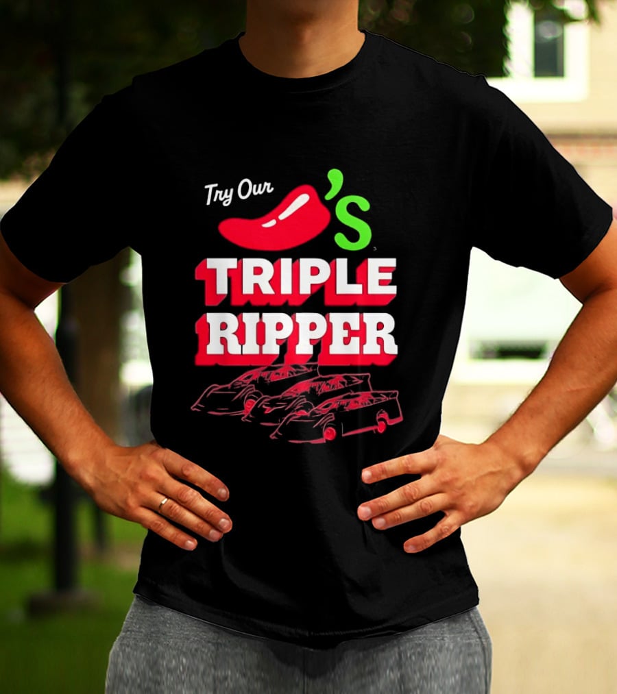 Try Our Chili's Triple Ripper Racing Cars T-Shirt