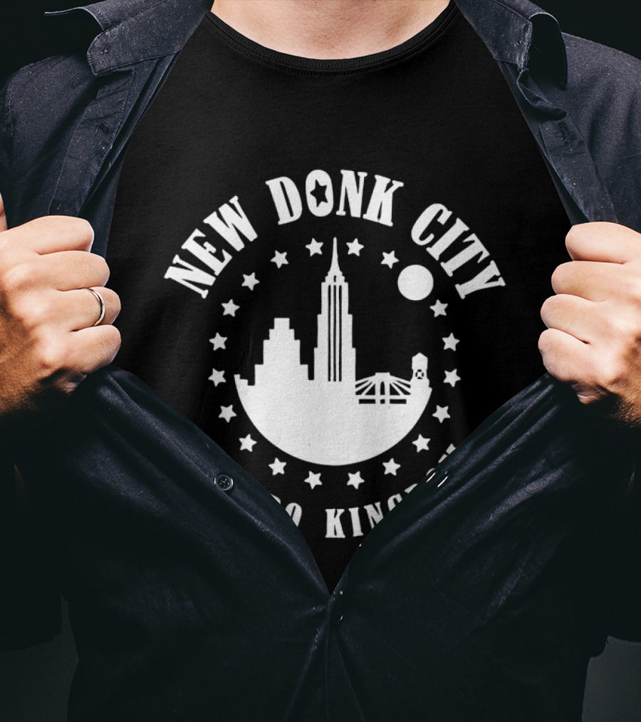 New Donk City Metro Kingdom Skyline And Stars T-Shirt